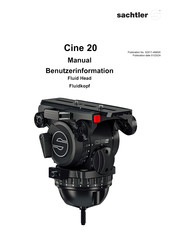 Sachtler Cine 20 flowtech100 MS Benutzerinformation