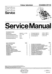 Philips 28CE6590 Service Manual