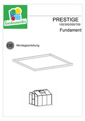 Gardenmeister PRESTIGE 100 Montageanleitung