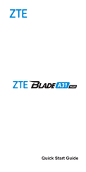 ZTE Blade A31 Plus Kurzanleitung