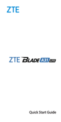 ZTE Blade A31 LITE Kurzanleitung