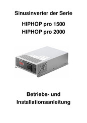 RIPEnergy HIPHOP pro 1500 Betriebs Und Installationsanleitung