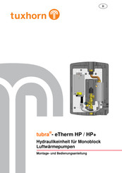tuxhorn tubra eTherm HP+ Montage- Und Bedienungsanleitung