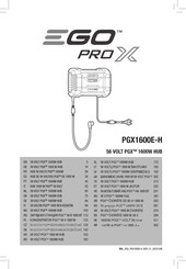 EGO PRO X PGX1600E-H Bedienungsanleitung