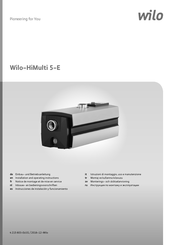 Wilo HiMulti 5-E Einbau- Und Betriebsanleitung