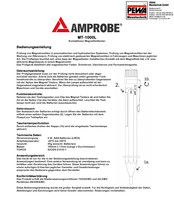 Amprobe MT-1000L Bedienungsanleitung