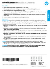 HP OfficeJet Pro 8720 Serie Bedienungsanleitung