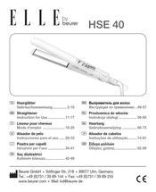 Beurer Elle HSE 40 Gebrauchsanweisung