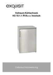 exquisit KS 16-1.1 RVA+++ Inoxlook Gebrauchsanweisung