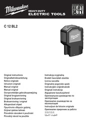 Milwaukee C 12 BL2 Originalbetriebsanleitung