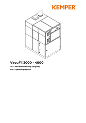 Kemper VacuFil 2000 Betriebsanleitung
