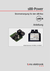 Tams Elektronik s88-Power Anleitung