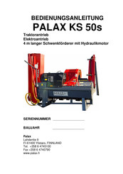 Palax KS 50s Bedienungsanleitung