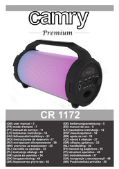 Camry Premium CR 1172 Bedienungsanweisung