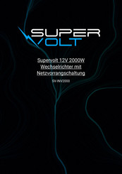 Supervolt SV-INV2000 Bedienungsanleitung