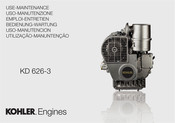 Kohler Engines KD 626-3 Bedienung Und Wartung