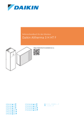 Daikin Altherma 3 H HT F ETVZ16S23E6V Serie Referenzhandbuch Für Den Monteur