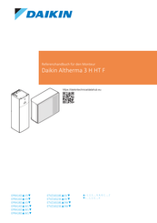 Daikin Altherma 3 H HT F ETVZ16E6V7 Referenzhandbuch Für Den Monteur