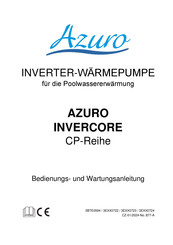 AZURO INVERCORE CP Serie Bedienungs- Und Wartungsanleitung