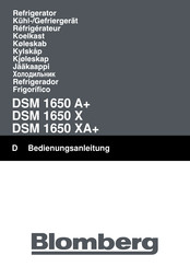 Blomberg DSM 1650 A+ Bedienungsanleitung