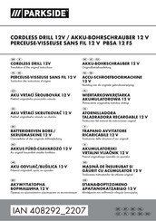Parkside PBSA 12 F5 Originalbetriebsanleitung