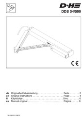 D+H DDS 54/500 Originalbetriebsanleitung