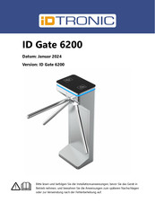 iDTRONIC ID Gate 6200 Bedienungsanleitung