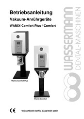 Wassermann Dental-Maschinen Wamic-Comfort Betriebsanleitung