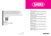 SHOEI VFX-W Gebrauchsanleitung