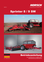HORSCH Sprinter 9 SW Betriebsanleitung