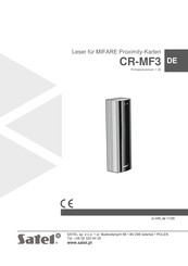 Satel CR-MF3 Bedienungsanleitung