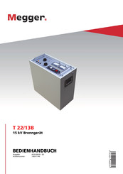 Megger T 22/13B Bedienhandbuch