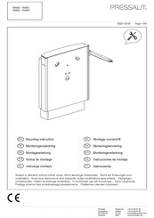 Pressalit R4952 Montageanleitung