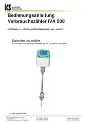 ICS Schneider Messtechnik IVA 500 Bedienungsanleitung