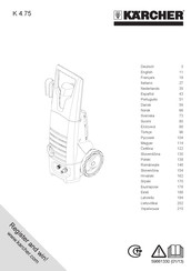 Kärcher K 4.75 Bedienungsanleitung