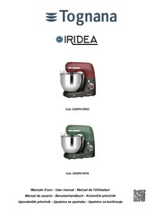 Tognana IRIDEA D2DIP01IRRO Benutzerhandbuch