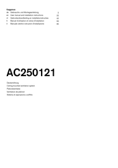 Gaggenau AC250121 Gebrauchs- Und Montageanleitung