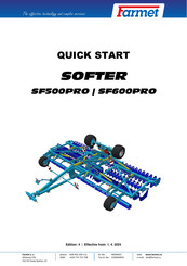 Farmet SOFTER SF500PRO Kurzanleitung
