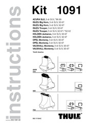 Thule 754 Bedienungsanleitung