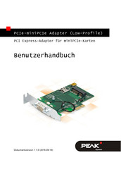 Peak PCIe-miniPCIe Benutzerhandbuch