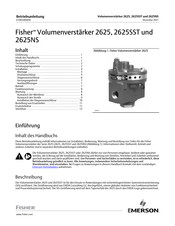 Emerson Fisher 2625NS Betriebsanleitung