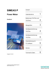 Siemens SIMEAS P Handbuch