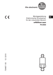 Ifm Electronic efector 500 PC3504 Montageanleitung