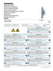 Siemens 3VW9011-0BB22 Betriebsanleitung