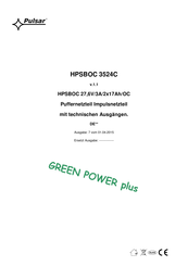 Pulsar HPSBOC 3524C Bedienungsanleitung