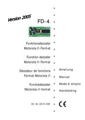 Tams Elektronik FD-4 Anleitung
