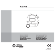 Nilfisk GD 910 Bedienungsanleitung