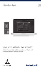TC Electronic DYN 3000-DT Schnellstartanleitung