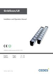 Cedes GridScan/LR Bedienungsanleitung