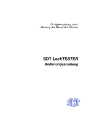 SDT LeakTESTER Bedienungsanleitung